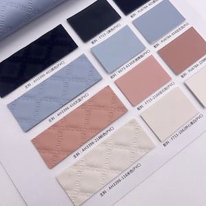 Tela de Cuero Sintético de PVC para Muebles, Asientos de Auto y Sofás, Diseño <span class=keywords><strong>Acolchado</strong></span> Artificial de Cuero Sintético - Product Image 6