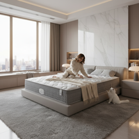 Matelas à ressorts en mousse haute résilience Jiabaijia certifié OEM ODM, approvisionnement en gros, économique pour l'ameublement hôtelier