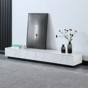 Modern lüks oturma odası mobilya tv standı ve sehpa seti ahşap tv dolabı standları son lcd tv raf tasarımları DSG001-1