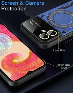Funda Magnética con Anillo para Teléfono <span class=keywords><strong>Samsung</strong></span> Galaxy A04 A04S A04E, Funda con Carga Inalámbrica para <span class=keywords><strong>Samsung</strong></span> A04 <span class=keywords><strong>S</strong></span> E - Product Image 4