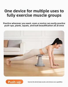 Supporto per Flessioni, Attrezzo Fitness Domestico per Allenamento Muscoli Pettorali e Addominali, Supporti in Acciaio a Molla per <span class=keywords><strong>Esercizi</strong></span> <span class=keywords><strong>Plank</strong></span> - Product Image 3