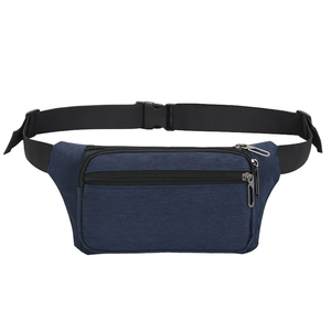Unisex Waterproof Oxford Waist Bags for Workout Security Camping <b>Bicycle</b>-Crossbody Zipper Closure Belt Pattern - Product Image 4