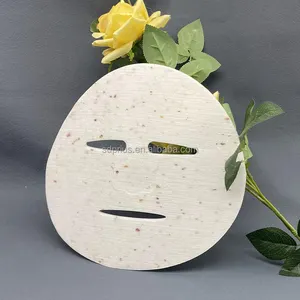 Dry Face Mask Sheet Rose Petal Hyaluronic Acid Powder Nonwoven Mask Sheet Repairing Skin Care Freeze-dried Mask