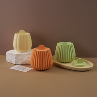 Offre à Durée Limitée : Moule en Silicone XINCHOUT pour Bougie Citrouille, pour Résine Époxy DIY, Fabriqué en Chine, 1 Ensemble/Paquet