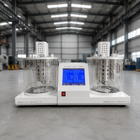 Testeur de viscosité cinématique à double bain VST-2000D ASTM D445 GB265 8 positions 40 ℃   100 ℃   Indice de viscosité