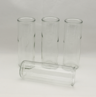 Vente en gros bon marché pot en verre vide de 8 pouces 7 jours bougies votives bougies spirituelles prière à l'église pot à bougie en verre religieux