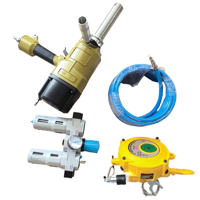 Cattle Slaughtering Equipment Non-penetrating Pneumatic Stun Gun with Motor-High Productivity