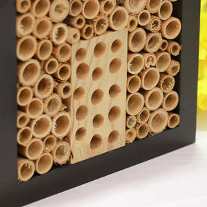 ผู้ผลิตแขวนไม้โรงแรมไม้ไผ่ก่ออิฐรังผึ้งบ้านแมลงตกแต่งสวนไม้ธรรมชาติบ้านแมลงผึ้ง - Product Image 6