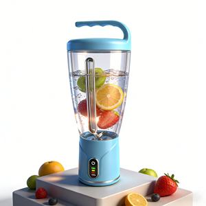 Household 1000ML Portable Wireless Electric Juicer, USB Powered Fruit <b>Blender</b> Juicer with Chopper - Product Image 1