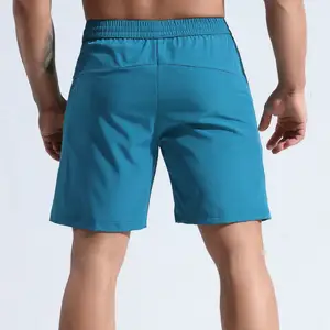 Calças de secagem rápida para corrida ao ar livre, calças de verão para homens, roupas de ginástica estampadas para academia