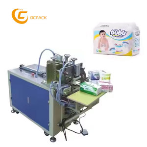 Machine d'emballage semi-automatique <span class=keywords><strong>de</strong></span> type mini pour sacs à couches pour bébé, prix, machine à emballer les couches pour bébé, machine à emballer les sacs - Product Image 1