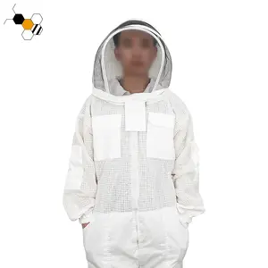 การเลี้ยงผึ้งเสื้อผ้าสบายระบายอากาศชุดการเลี้ยงผึ้ง