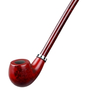 Pipe à tabac FUTENG en bois de rose, filtre intégré, longue poignée, ensemble de pipes en bois massif, accessoires pour fumeurs, vente en gros