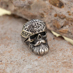 Bague <span class=keywords><strong>Viking</strong></span> en acier inoxydable 316L pour homme, <span class=keywords><strong>anneau</strong></span> élégant en acier inoxydable pour homme - Product Image 3