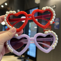 2025 vente en gros enfants lunettes de soleil pour enfants pêche coeur enfants mode lunettes de soleil enfants diamant enfants lunettes cadres Logo personnalisé
