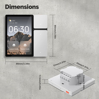 Panneau de commande central intelligent WiFi 3,5 pouces, interrupteurs muraux Tuya Zigbee, automatisation domestique, écran LCD, télécommande IR G781