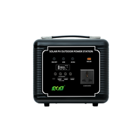 Générateur solaire portable tout-en-un ESG hors réseau, alimentation électrique au lithium mobile, 300W 256WH, système d'énergie solaire portable LiFePO4