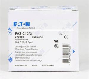<span class=keywords><strong>Eaton</strong></span>-disyuntor moeler, FAZ-<span class=keywords><strong>C10</strong></span>/2, 10A2P - Product Image 3