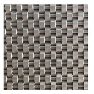 网状不锈钢装饰金属编织3m装饰面板清洁无油平纹丝网覆层设计8-14天
