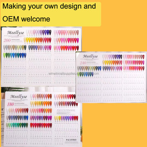 Muestras de pantalla de color de esmalte de uñas de gel DIY personalizadas con soporte extraíble características consejos y tabla de colores para uñas - Product Image 6