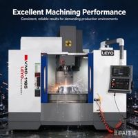 Centre d'usinage vertical CNC VMC1165 3 axes, coupe lourde, table de travail BT40, corps en fonte, stable, haute vitesse, fraisage de métaux