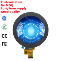 Écran tactile LCD rond de 3.5 pouces avec résolution 800*800 IPS module d'affichage lcd d'interface MIPI pleine vue