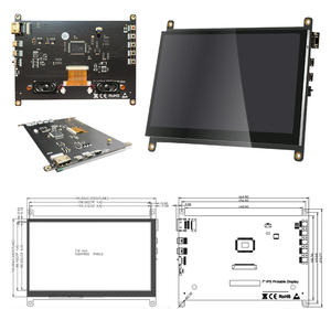 شاشة عرض <span class=keywords><strong>LCD</strong></span> مخصصة من HAORYZON مقاس <span class=keywords><strong>7</strong></span> بوصات بدقة 1024×600 وتقنية IPS لنظام نقاط البيع والأكشاك - Product Image 1
