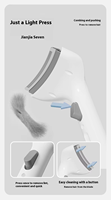 Brosse vapeur 3-en-1 premium pour animaux de compagnie : outil de toilettage à vapeur pour démêler les poils de chat