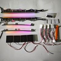 Pour Toyota Camry 9ème génération 2024-2025, éclairage LED RGB pour panneaux de porte, contrôle par application, éclairage ambiant intérieur automobile