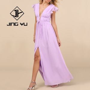 Vestido Casual de Rayón Voile de Alta Calidad, 100% Rayón, con Tirantes, Escote Profundo en V y Pliegues, Cómodo para la Playa, Gran Venta - Product Image 2