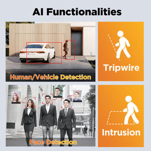 Exterior IP67 H.265 4MP 5MP 8MP 4K 12MP AI Face Detección humana Audio Visión nocturna POE <span class=keywords><strong>CCTV</strong></span> Cámara IP de vigilancia de seguridad - Product Image 2