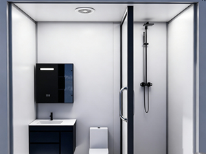 Bagno Prefabbricato Completo Eco-Sostenibile con Pannelli Sandwich Durevoli, Set Doccia e WC, Vendita all'Ingrosso, Smontabile e Pronto all'Uso - Product Image 3