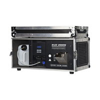Machine à brouillard aqueux MOKE 2000W avec télécommande DMX LCD et flight case pour scène