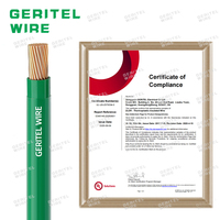 Cable Eléctrico THHN THWN XHHW THW 750 500 350 300 250 mcm, Conductor de Cobre Puro, Aislamiento de PVC, Revestimiento de Nailon, 600V