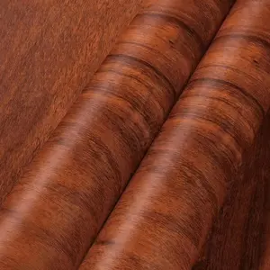 Wood Design Pvc Decorative Film For Furniture Cover Kitchen Cabinet