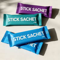 Sachets personnalisés en aluminium pour poudre de protéines, sachets pour poudre d'électrolytes, emballage pour boisson en poudre, mini-paquets de suppléments