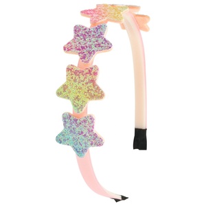 Newest Hair Accessories About Simple Glitter and Plastic Heart <strong>Star</strong> <strong>Headband</strong> for Girl - Product Image 5