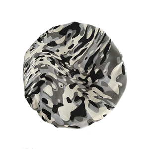 Bonnets de douche imperméables réglables de double couche baignant des bonnets de douche pour les cheveux longs - Product Image 3