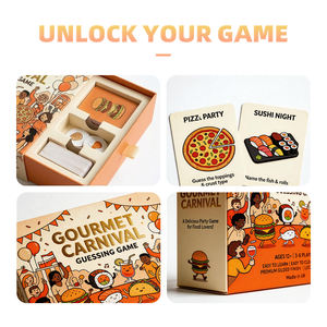 Boîte à <span class=keywords><strong>tiroir</strong></span> unique en papier recyclé avec gaufrage UV sélectif, conforme REACH, pour événements communautaires, aliments gastronomiques et cartes à jouer pour les jeux de charades - Product Image 3