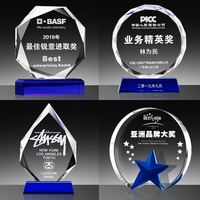 Trophée en cristal K9 vierge en gros de Guangzhou, trophée en verre personnalisé, récompense pour événements sportifs, souvenirs