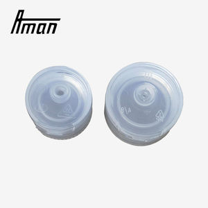 Tapa abatible 20/410 24/410 para botellas cosméticas, material PP, ecológica, botella de plástico de 30 mil con tapa abatible tipo torreta - Product Image 1