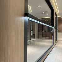 Ventana Eléctrica Vertical Antirrobo con Elevación Motorizada, Vidrio Templado, Acero Inoxidable, Control Remoto Inteligente para Sala de Estar y Dormitorio