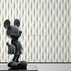 Ladrillos de hormigón de diseño 3D para revestimiento de paredes interiores y exteriores de tiendas, centros comerciales y salas, de fácil instalación, modelo River, 200*300*34mm - Product Image 6