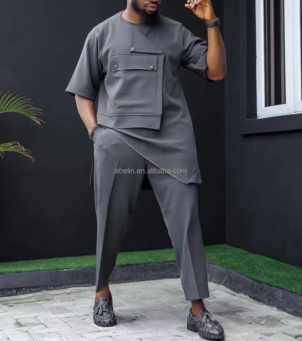 slim fit dress slacks ER 327 Designer Dress For Men – Edge Republic main image 0