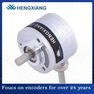 Absolute Rotary Encoder DC 5-24v Wide Voltage Power Supply 6mm Shaft Optical Encoder 32 64 128 256 512 1024 2048 4096P/R