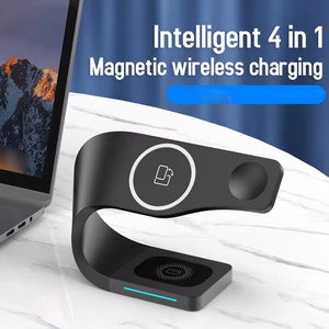 Latest <strong>Technology</strong> Portable 3 in 1 Magnetic 15W Fast Wireless Charger Stand Dock Station for Smart Watch Wireless Charger - Product Image 3