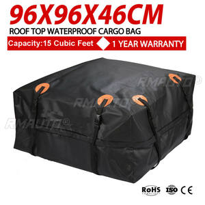 Bolsa de Carga Universal Impermeable para Techo de Auto, 96X96X46cm, Bolsa de Almacenamiento de Equipaje, Cubo de Almacenamiento para Viajes, SUV, Camioneta, Autos - Product Image 2