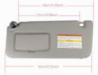 Pare-soleil gauche d'origine Nissan (référence 96401-1LK4D) – Neuf avec garantie d'un an