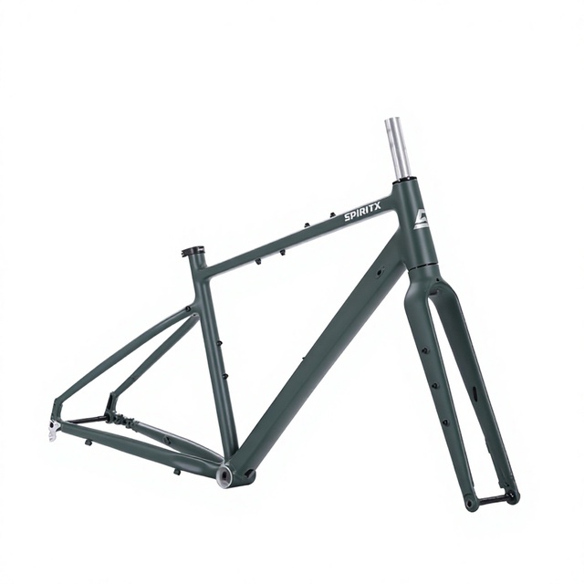 SpiritX Wind Aluminum Gravel Bike Frame 700C Semi-internal Cable Routing 12x142mm Thru Axle Flat Mount Disc Brake Road Bicycles