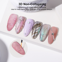 Gel de sculpture transparent sans traces et sans résidus pour marque privée – Facile à utiliser, haute résistance, pour la création de motifs 3D